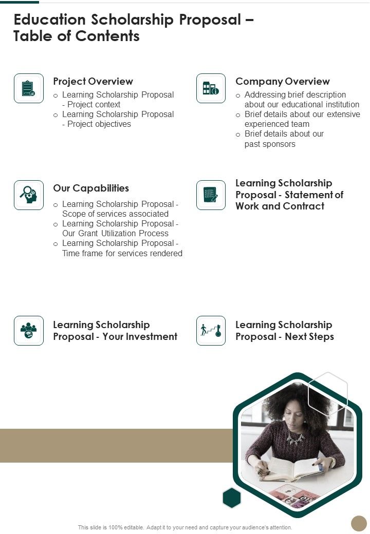 Education_Scholarship_Proposal_Table_Of_Contents_One_Pager_Sample_Example_Document_Slide_1.jpg