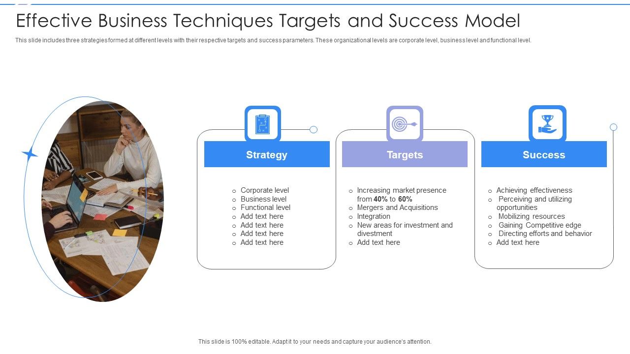 Effective_Business_Techniques_Targets_And_Success_Model_Ppt_PowerPoint_Presentation_Styles_Infographic_Template_PDF_Slide_1.jpg