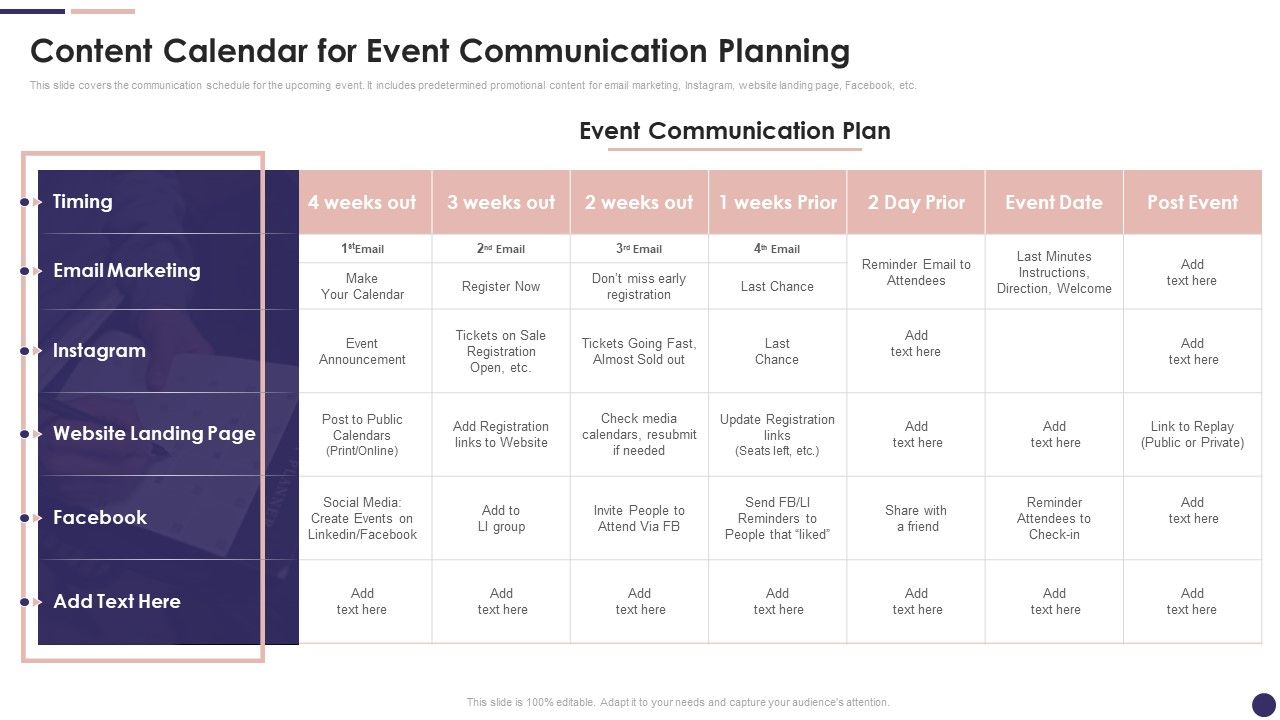 Effective_Company_Event_Communication_Plan_Content_Calendar_For_Event_Communication_Guidelines_PDF_Slide_1.jpg