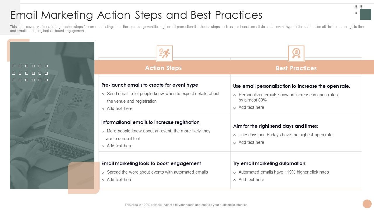 Effective_Company_Event_Communication_Tactics_Email_Marketing_Action_Steps_And_Best_Practices_Brochure_PDF_Slide_1.jpg