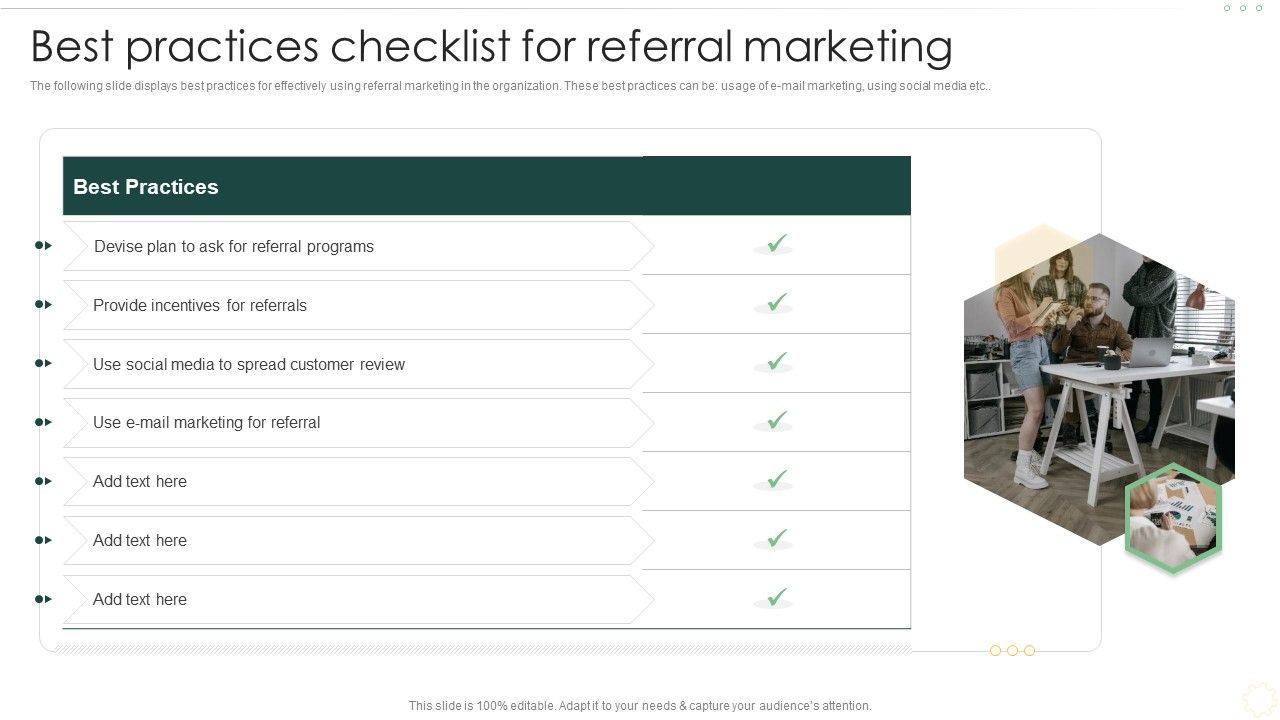 Effective_Organizational_B2B_And_B2C_Best_Practices_Checklist_For_Referral_Marketing_Brochure_PDF_Slide_1.jpg
