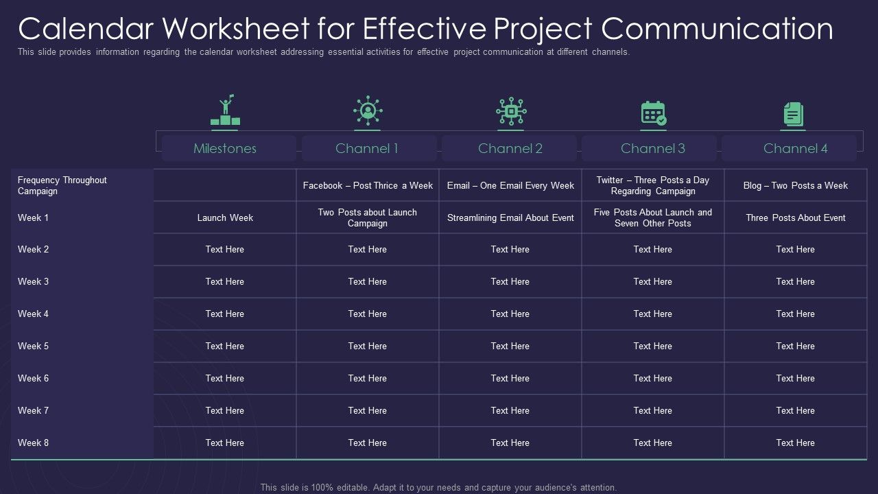Efficient_Communication_Plan_For_Project_Management_Calendar_Worksheet_For_Effective_Project_Communication_Slides_PDF_Slide_1.jpg