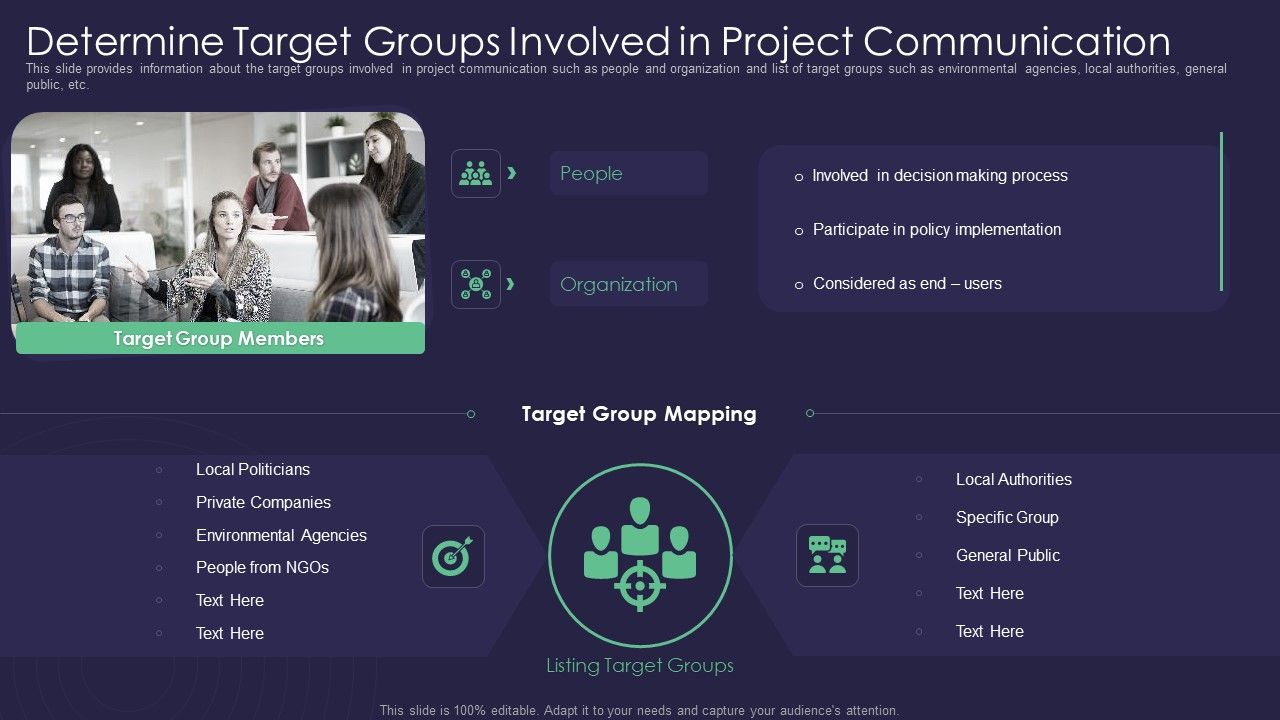 Efficient_Communication_Plan_For_Project_Management_Determine_Target_Groups_Involved_In_Professional_PDF_Slide_1.jpg