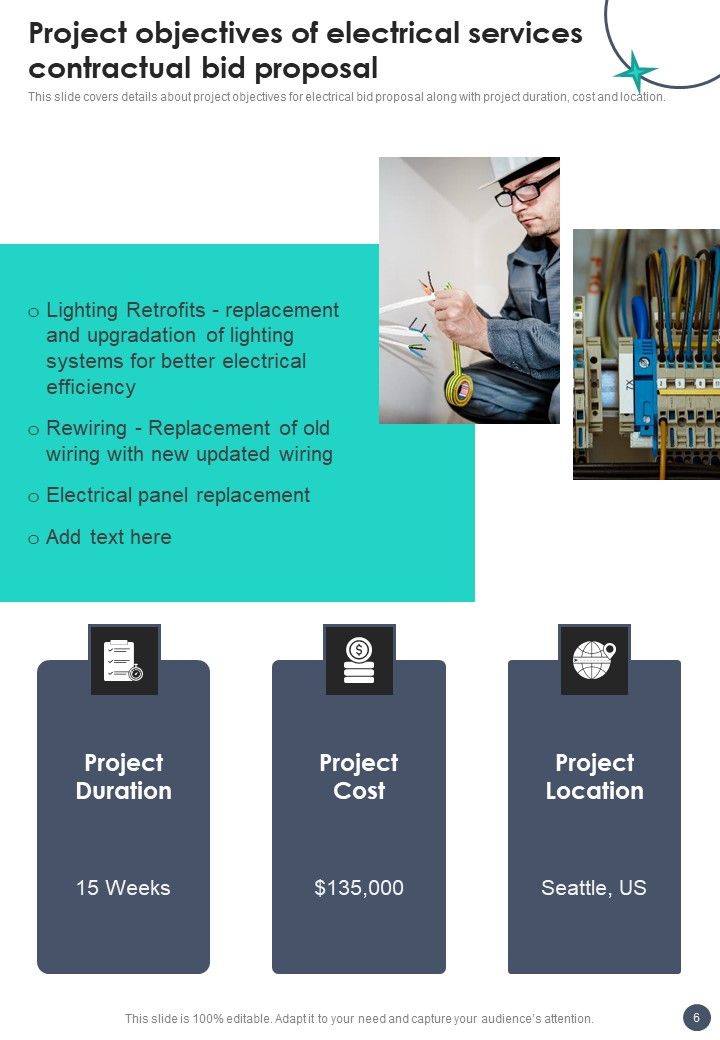 Electrical Services Contractual Bid Proposal Example Document Report Doc Pdf Ppt