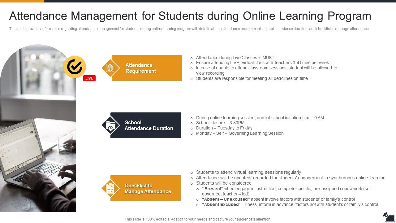 Electronic_Learning_Playbook_Attendance_Management_For_Students_During_Online_Learning_Program_Themes_PDF_Slide_1.jpg