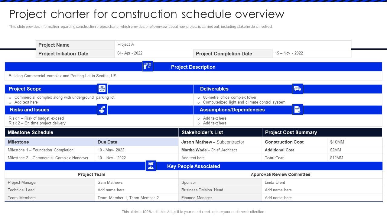 Embracing_Construction_Project_Playbook_Project_Charter_For_Construction_Schedule_Template_PDF_Slide_1.jpg