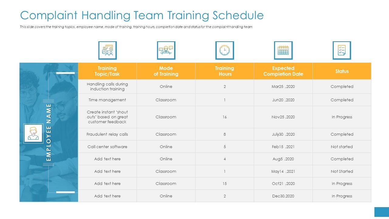 Employee_Grievance_Handling_Process_Complaint_Handling_Team_Training_Schedule_Graphics_PDF_Slide_1.jpg