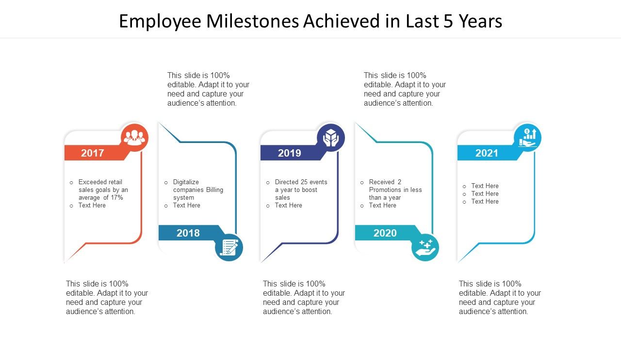 Employee_Milestones_Achieved_In_Last_5_Years_Ppt_PowerPoint_Presentation_Gallery_Show_PDF_Slide_1.jpg