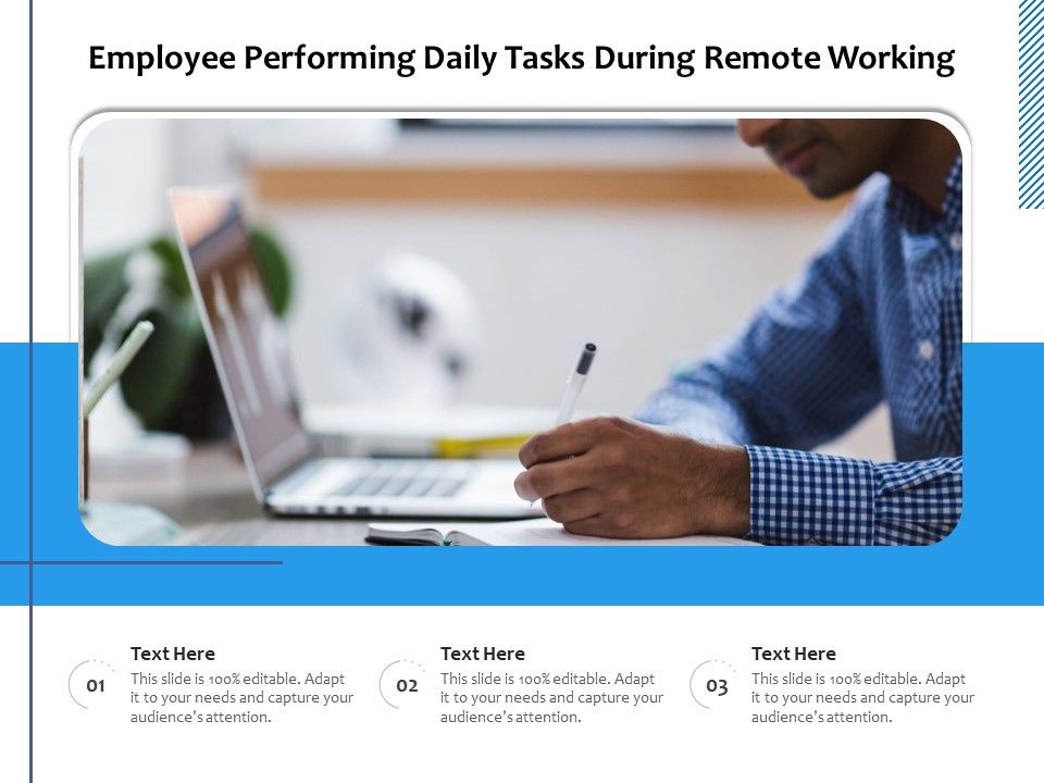 Employee_Performing_Daily_Tasks_During_Remote_Working_Ppt_PowerPoint_Presentation_Infographics_Picture_PDF_Slide_1.jpg