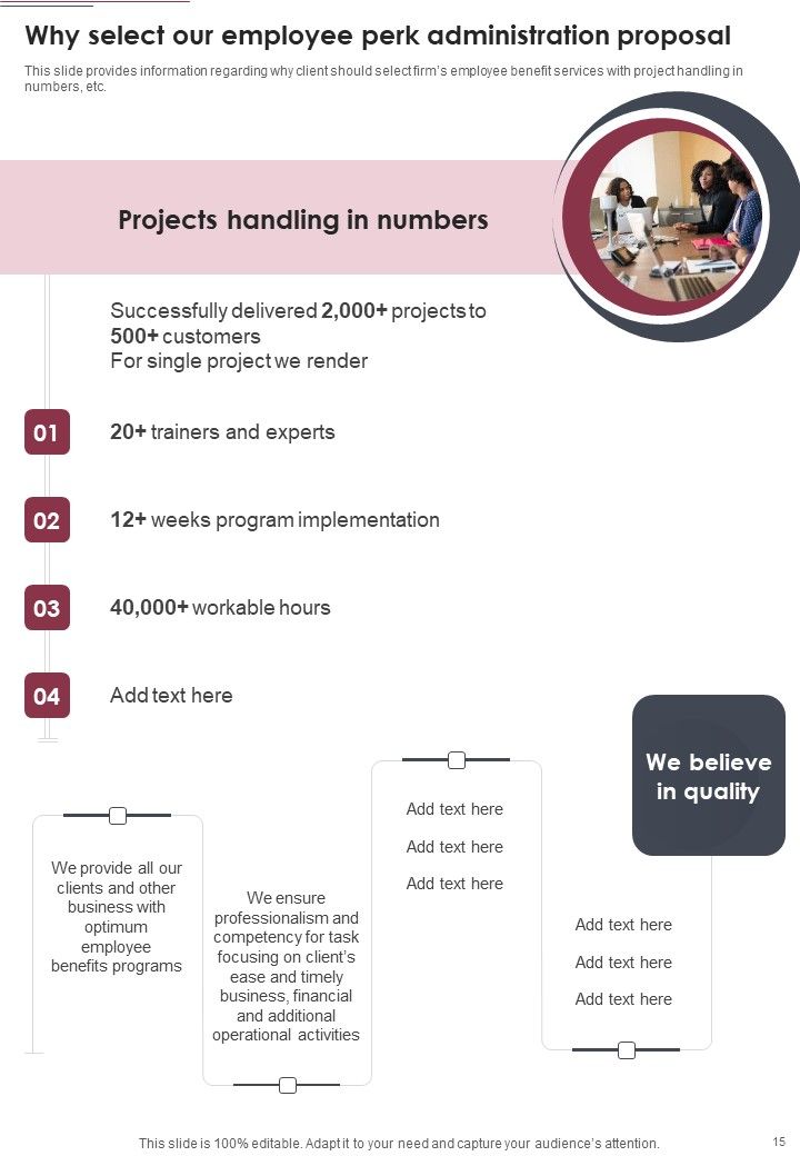 Employee Perk Administration Proposal Example Document Report Doc Pdf Ppt