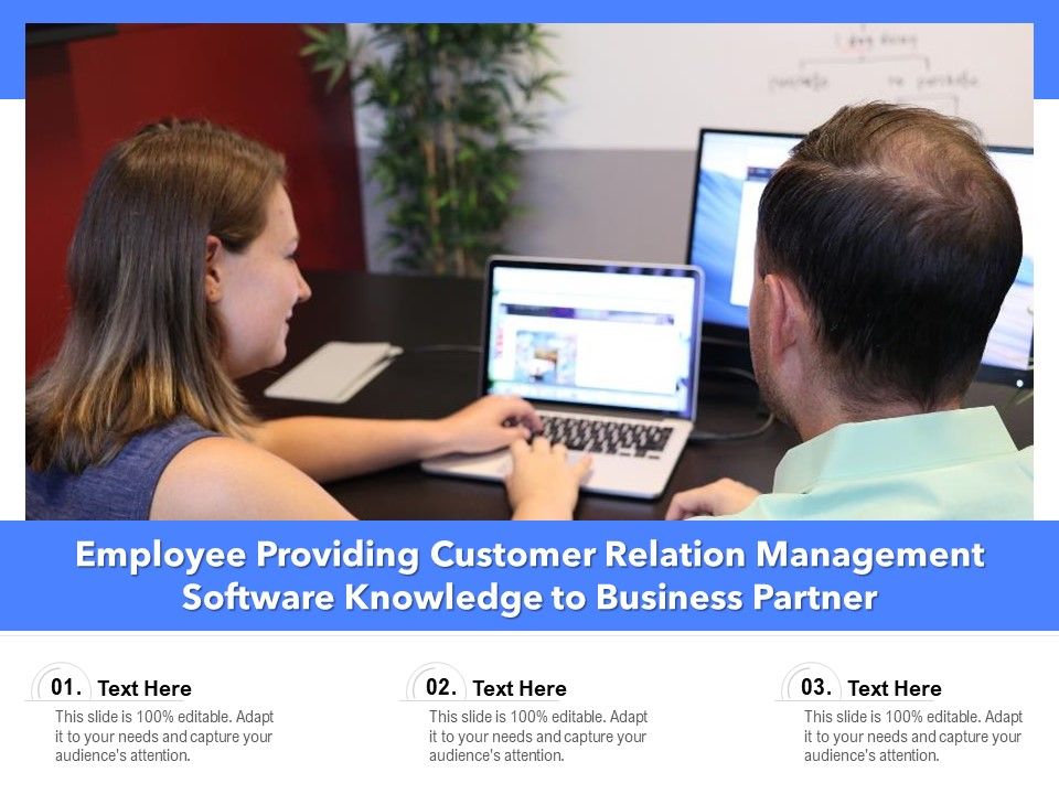 Employee_Providing_Customer_Relation_Management_Software_Knowledge_To_Business_Partner_Ppt_PowerPoint_Presentation_File_Background_Image_PDF_Slide_1.jpg