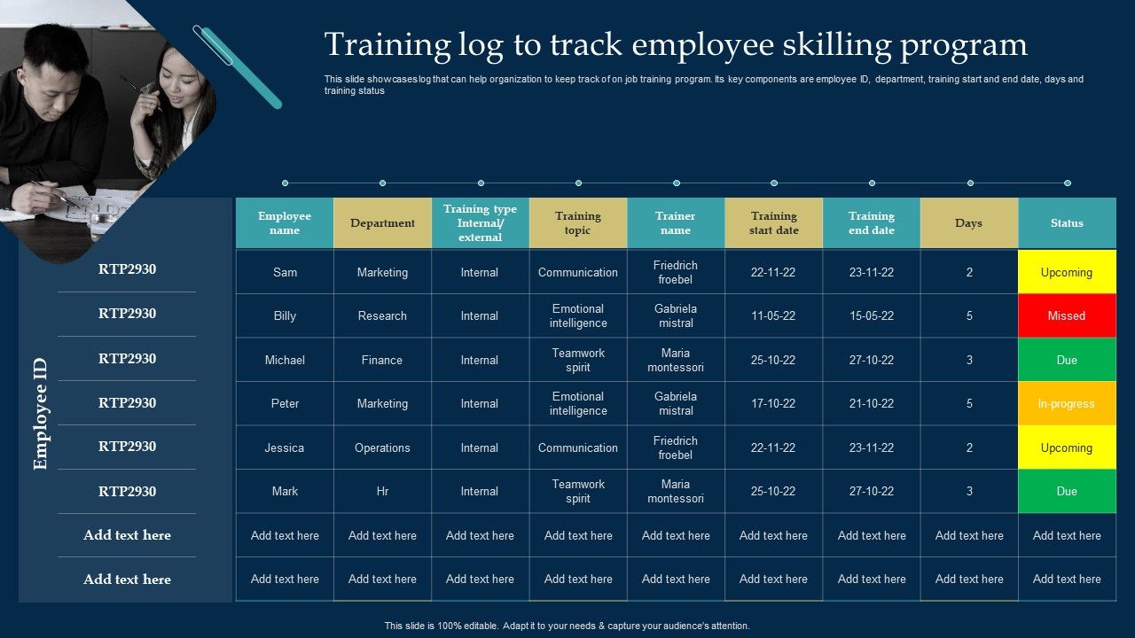 Employee_Training_And_Development_Strategy_Training_Log_To_Track_Employee_Skilling_Program_Topics_PDF_Slide_1.jpg