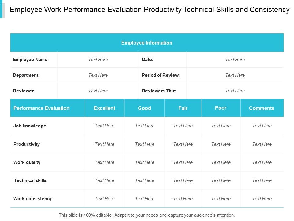 Employee_Work_Performance_Evaluation_Productivity_Technical_Skills_And_Consistency_Ppt_PowerPoint_Presentation_Design_Ideas_Slide_1.jpg