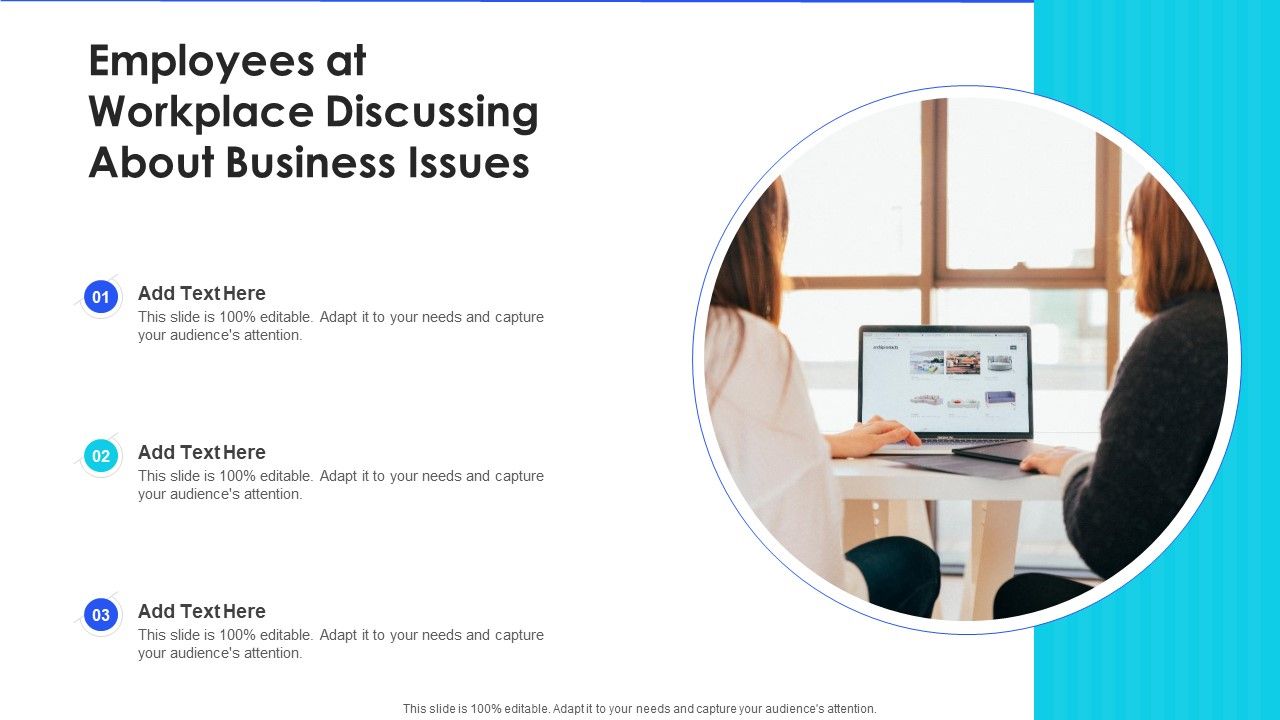 Employees_At_Workplace_Discussing_About_Business_Issues_Sample_PDF_Slide_1.jpg