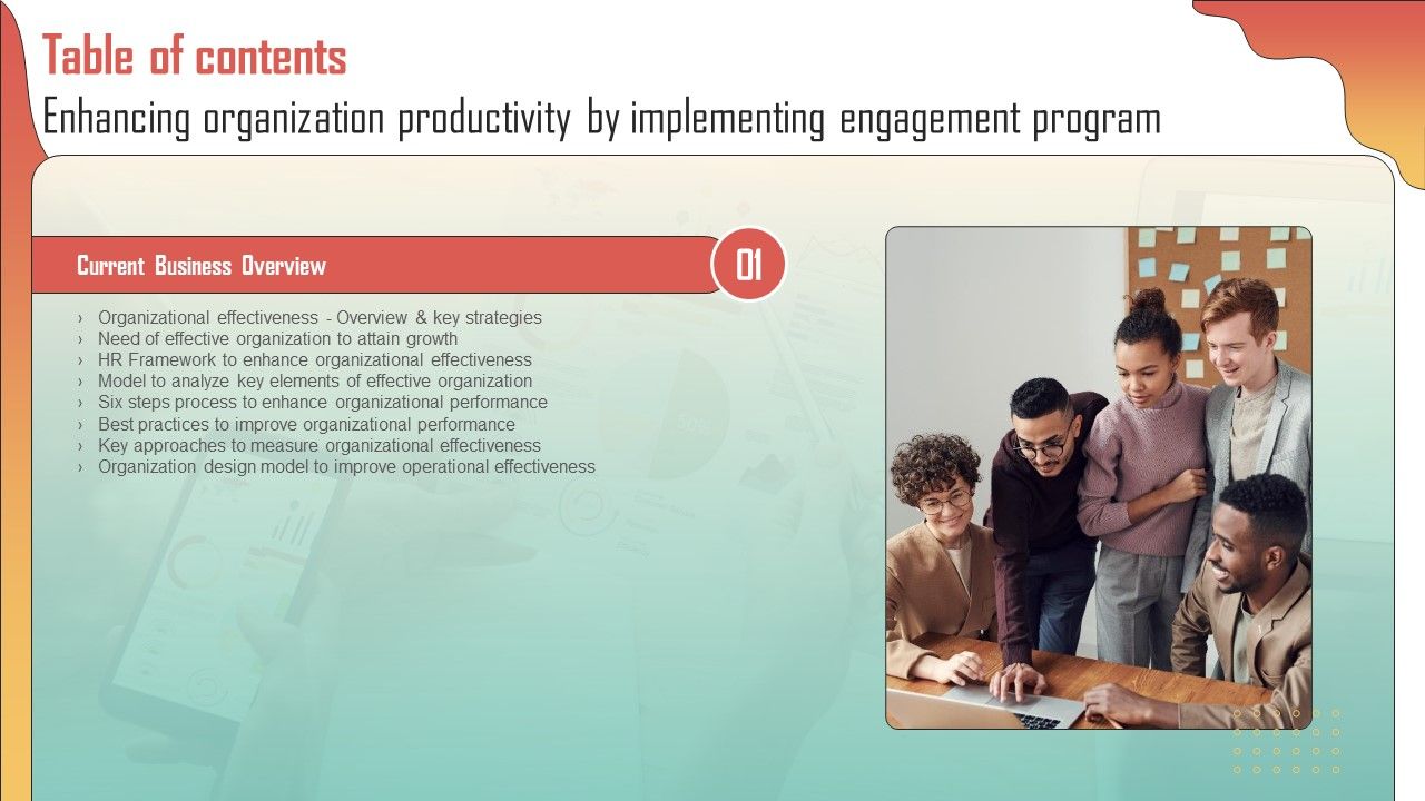 Enhancing_Organization_Productivity_By_Implementing_Engagement_Program_Table_Of_Contents_Summary_PDF_Slide_1.jpg