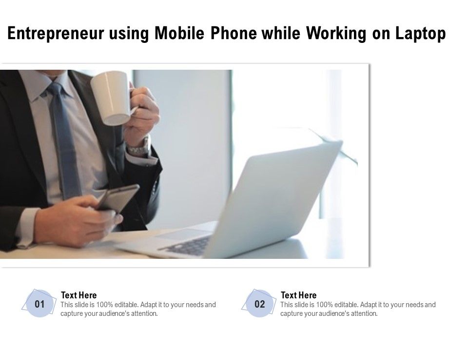 Entrepreneur_Using_Mobile_Phone_While_Working_On_Laptop_Ppt_PowerPoint_Presentation_Summary_Gallery_PDF_Slide_1.jpg
