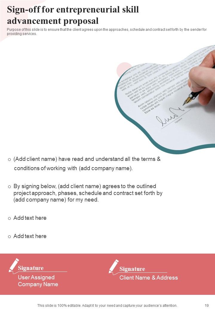 Entrepreneurial Skill Advancement Proposal Example Document Report Doc Pdf Ppt