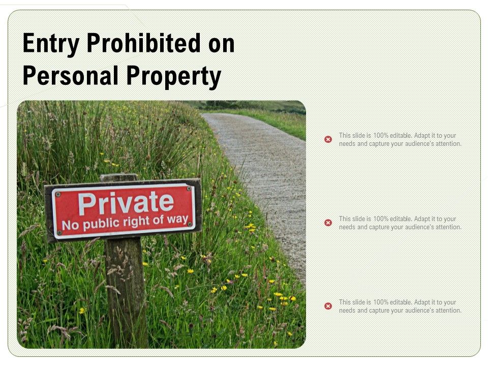 Entry_Prohibited_On_Personal_Property_Ppt_PowerPoint_Presentation_Summary_Rules_PDF_Slide_1.jpg