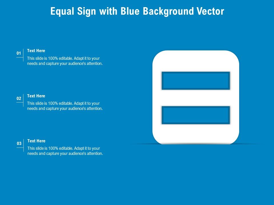 Equal_Sign_With_Blue_Background_Vector_Ppt_PowerPoint_Presentation_File_Guide_PDF_Slide_1.jpg