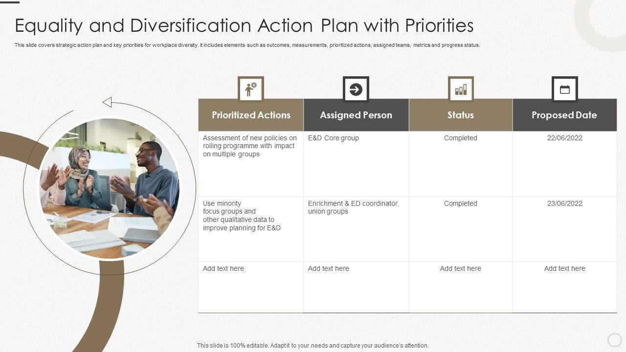Equality_And_Diversification_Action_Plan_With_Priorities_Ppt_Professional_Graphics_Example_PDF_Slide_1.jpg