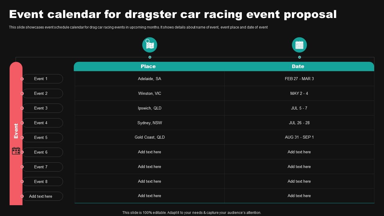 Event_Calendar_For_Dragster_Car_Racing_Event_Proposal_Ppt_Professional_Graphics_Download_PDF_Slide_1.jpg