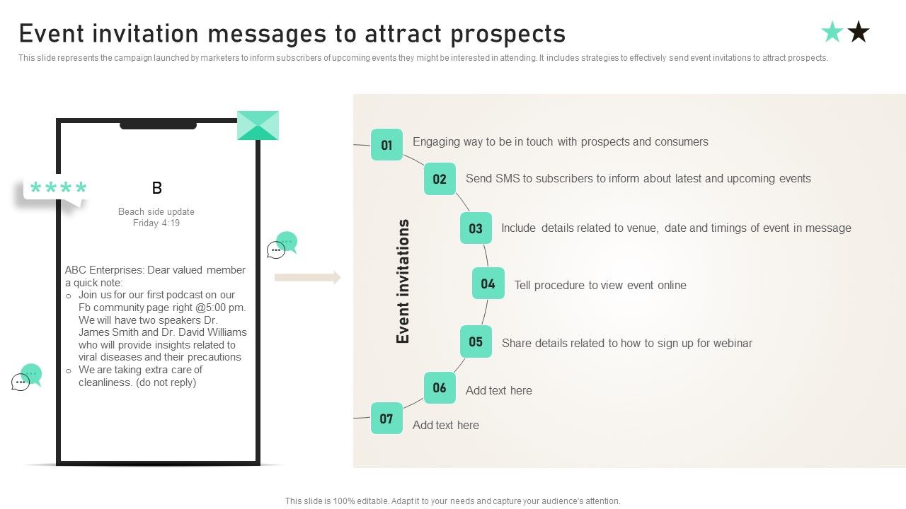 Event_Invitation_Messages_To_Attract_Prospects_Ppt_PowerPoint_Presentation_File_Model_PDF_Slide_1.jpg