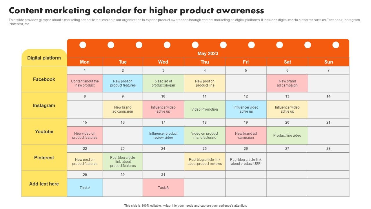 Examining_Customer_Experience_Path_To_Enhance_Adoption_Rate_Content_Marketing_Calendar_For_Higher_Information_PDF_Slide_1.jpg