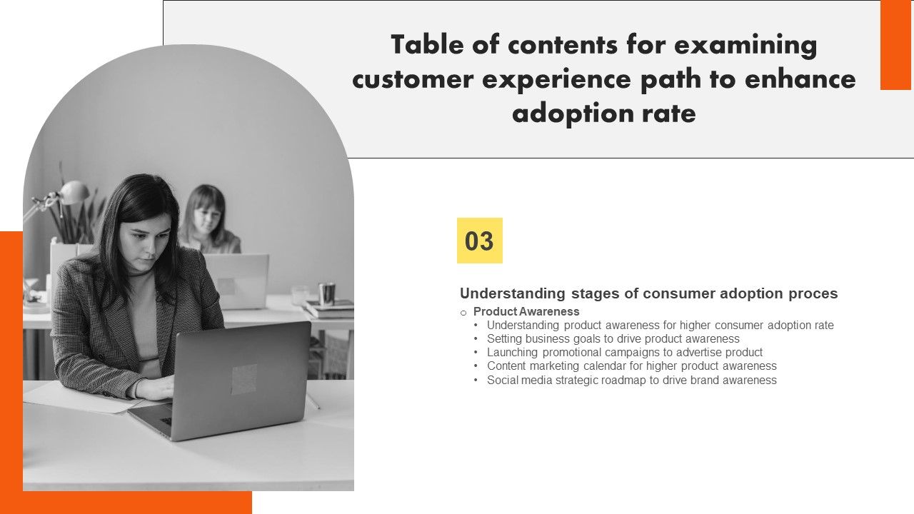 Examining_Customer_Experience_Path_To_Enhance_Adoption_Rate_Table_Of_Contents_Structure_PDF_Slide_1.jpg