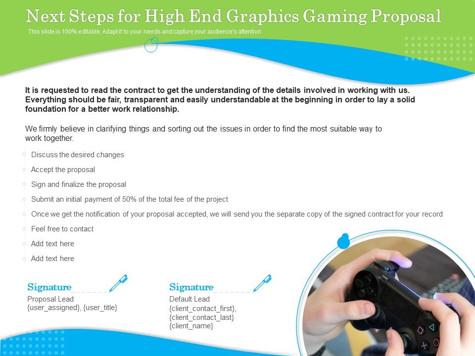 Exclusive_Illustration_Gaming_Next_Steps_For_High_End_Graphics_Gaming_Proposal_Professional_PDF_Slide_1.jpg