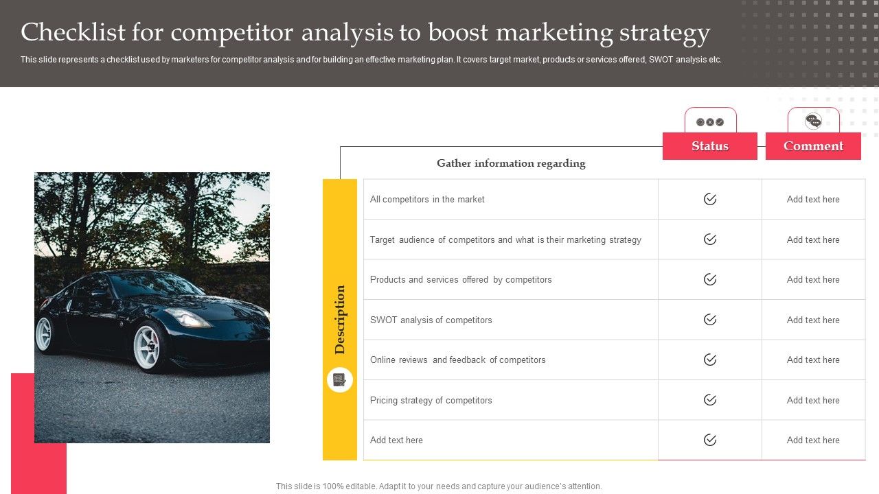 Executing_Automotive_Marketing_Tactics_For_Sales_Boost_Checklist_For_Competitor_Analysis_Topics_PDF_Slide_1.jpg