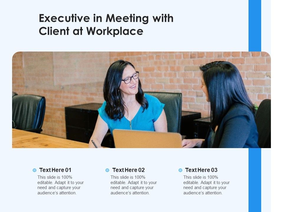 Executive_In_Meeting_With_Client_At_Workplace_Ppt_PowerPoint_Presentation_File_Topics_PDF_Slide_1.jpg