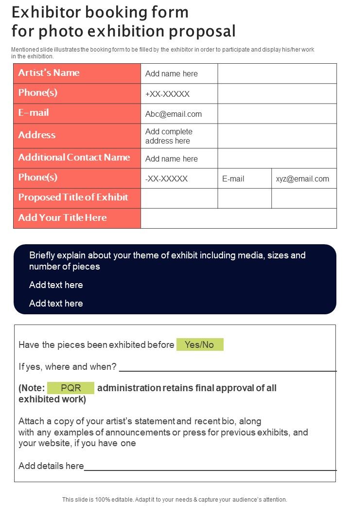 Exhibitor_Booking_Form_For_Photo_Exhibition_Proposal_One_Pager_Sample_Example_Document_Slide_1.jpg