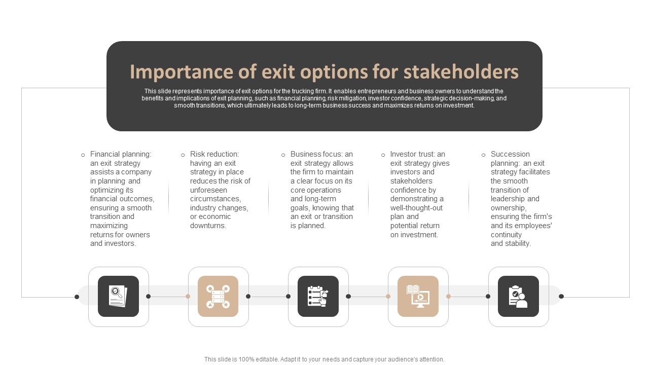 Exit_Plan_For_Trucking_Business_Importance_Of_Exit_Options_For_Stakeholders_Structure_PDF_Slide_1.jpg