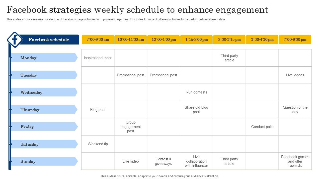 Facebook_Strategies_Weekly_Schedule_To_Enhance_Engagement_Designs_PDF_Slide_1.jpg