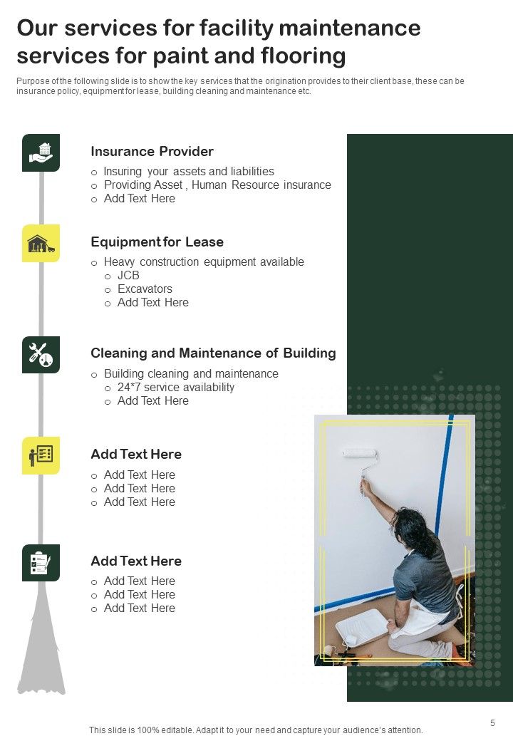 Facility Maintenance Services For Paint And Flooring Example Document Report Doc Pdf Ppt