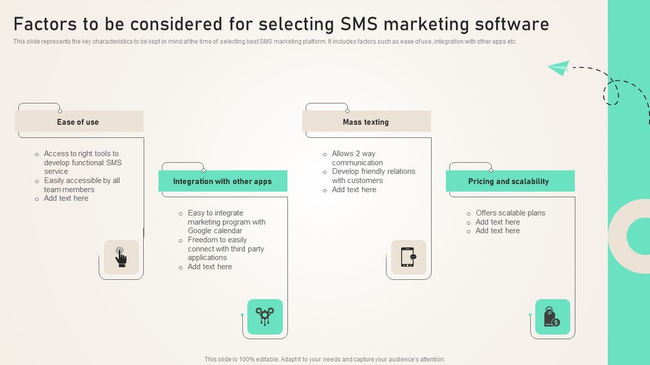 Factors_To_Be_Considered_For_Selecting_SMS_Marketing_Software_Ppt_PowerPoint_Presentation_File_Show_PDF_Slide_1.jpg