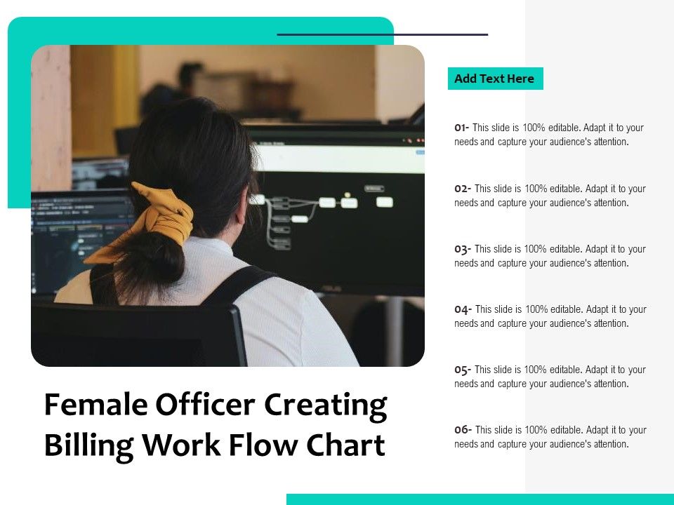 Female_Officer_Creating_Billing_Work_Flow_Chart_Ppt_PowerPoint_Presentation_Layouts_Introduction_PDF_Slide_1.jpg