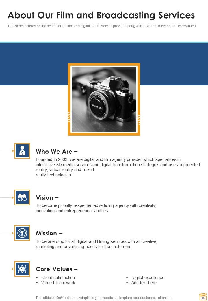 Film And Broadcasting Proposal Example Document Report Doc Pdf Ppt