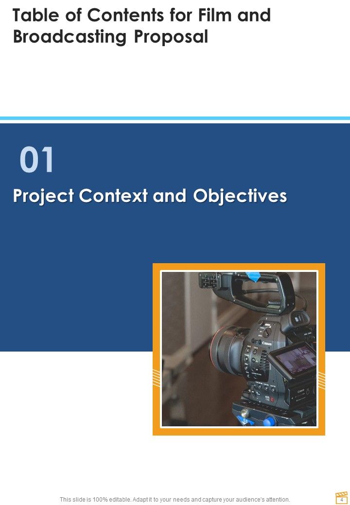 Film And Broadcasting Proposal Example Document Report Doc Pdf Ppt