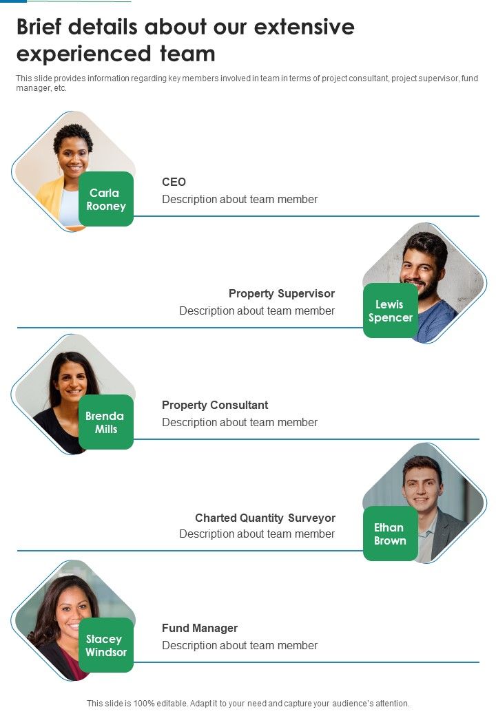 Financing For Real Estate Property Development Brief Details About Our Extensive One Pager Sample Example Document Slide01