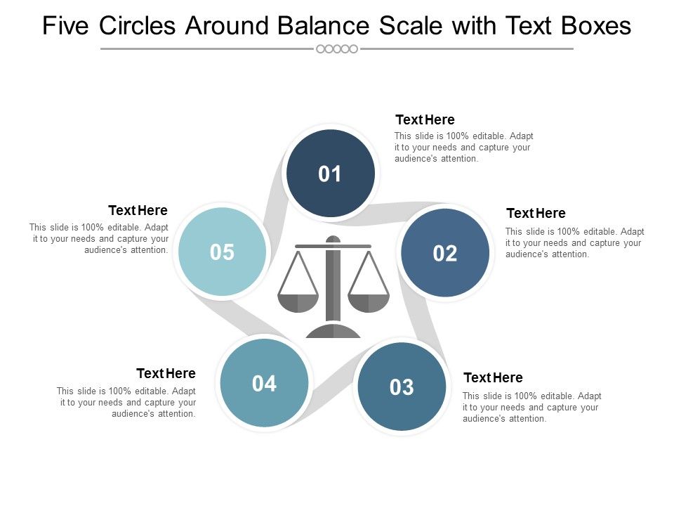 Five_Circles_Around_Balance_Scale_With_Text_Boxes_Ppt_PowerPoint_Presentation_Summary_Slide_Download_Slide_1.jpg
