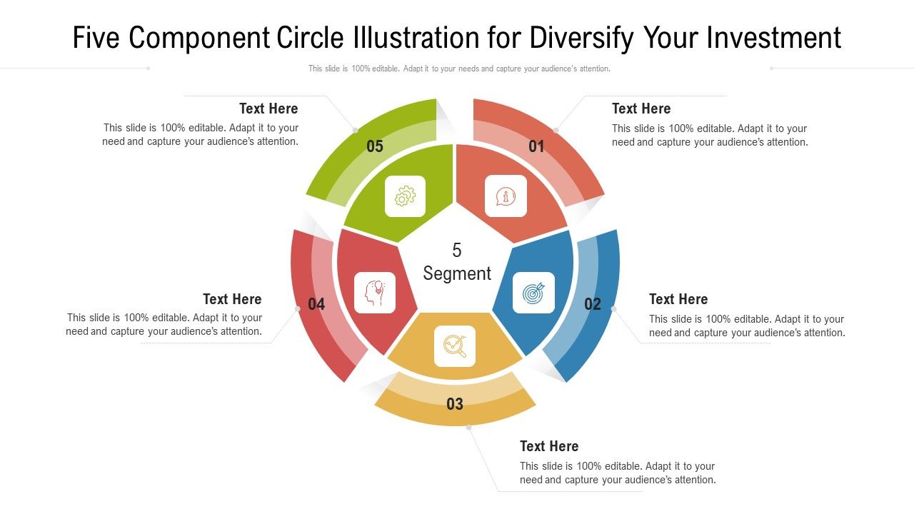 Five_Component_Circle_Illustration_For_Diversify_Your_Investment_Ppt_PowerPoint_Presentation_File_Inspiration_PDF_Slide_1.jpg