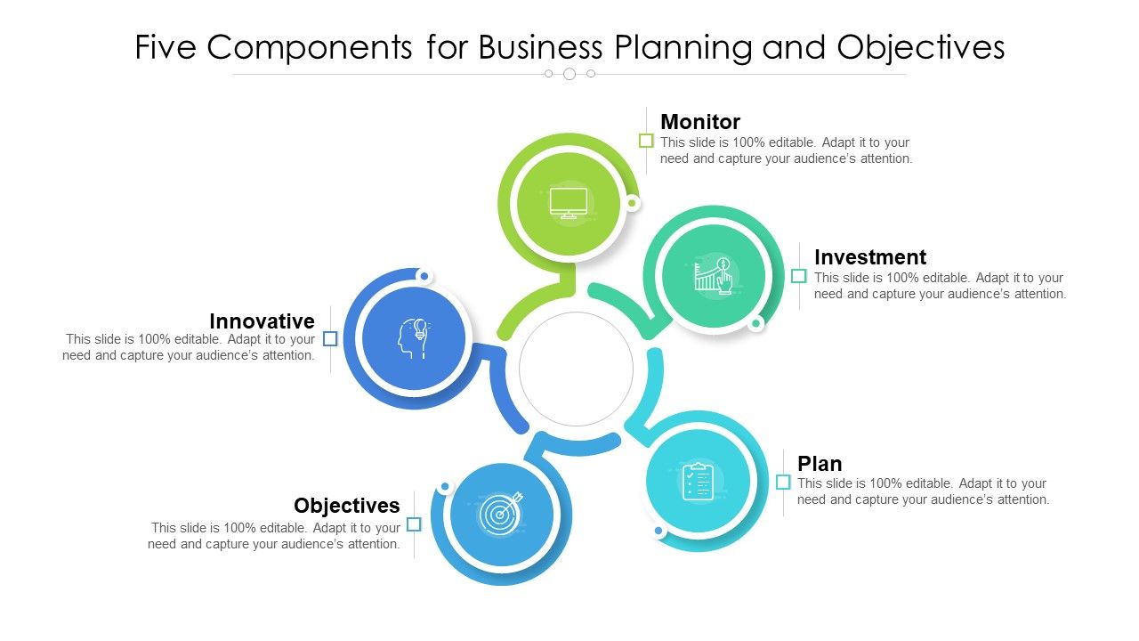 Five_Components_For_Business_Planning_And_Objectives_Ppt_PowerPoint_Presentation_Gallery_Outfit_PDF_Slide_1.jpg