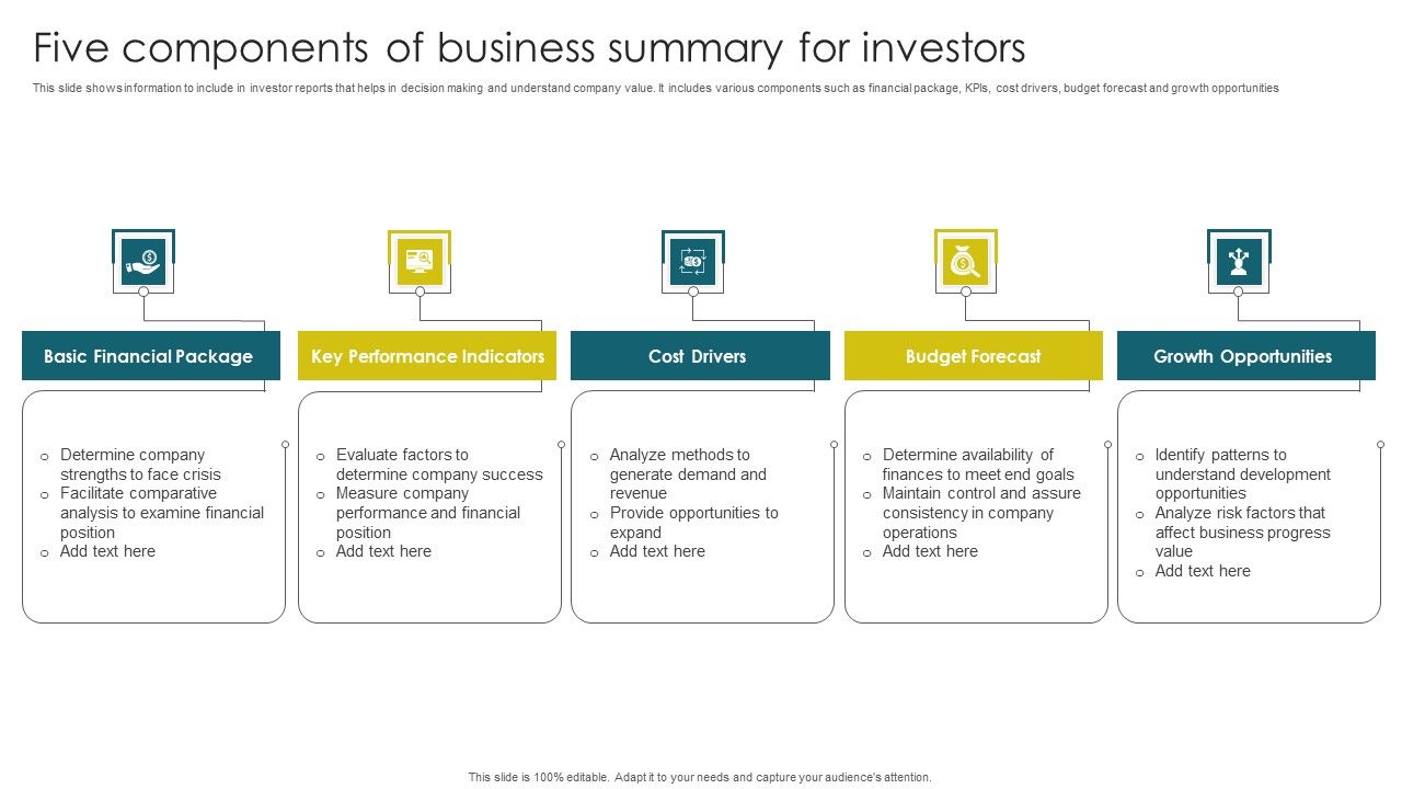 Five_Components_Of_Business_Summary_For_Investors_Summary_PDF_Slide_1.jpg