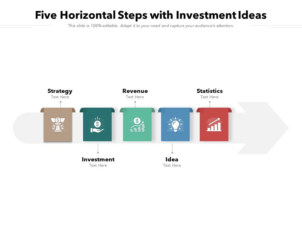 Five_Horizontal_Steps_With_Investment_Ideas_Ppt_PowerPoint_Presentation_Gallery_Smartart_PDF_Slide_1.jpg