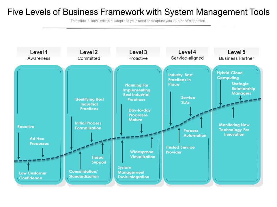 Five_Levels_Of_Business_Framework_With_System_Management_Tools_Ppt_PowerPoint_Presentation_File_Ideas_PDF_Slide_1.jpg