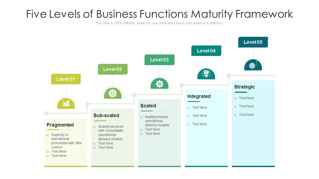 Five_Levels_Of_Business_Functions_Maturity_Framework_Ppt_PowerPoint_Presentation_Gallery_Samples_PDF_Slide_1.jpg