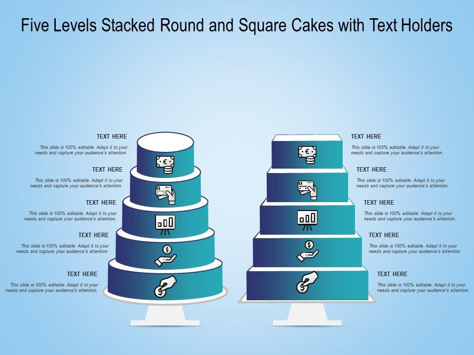 Five_Levels_Stacked_Round_And_Square_Cakes_With_Text_Holders_Ppt_PowerPoint_Presentation_Infographics_Templates_PDF_Slide_1.jpg