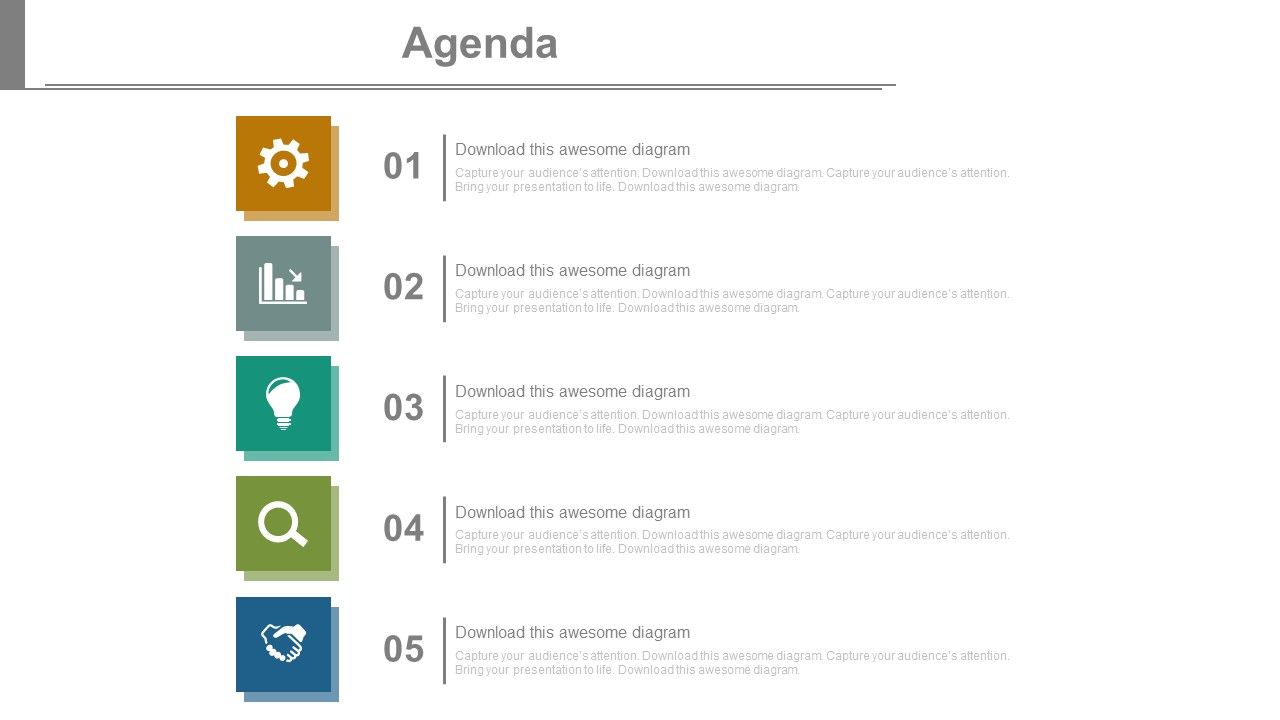 Five_Points_Vertical_Chart_For_Business_Agenda_Powerpoint_Slides_Slide_1.jpg