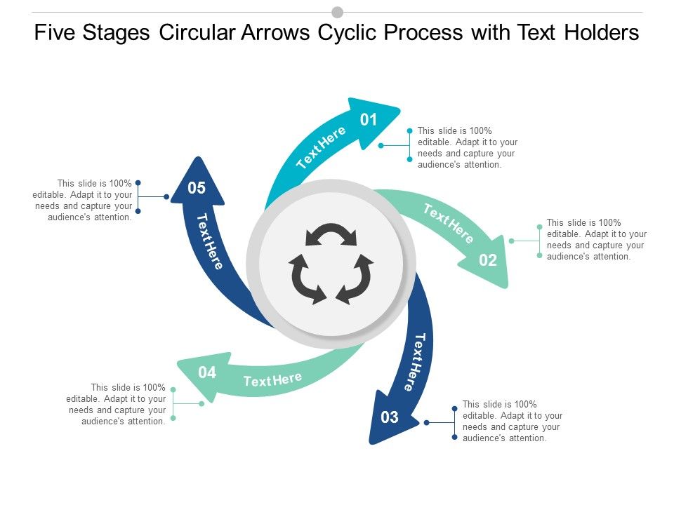 Five_Stages_Circular_Arrows_Cyclic_Process_With_Text_Holders_Ppt_PowerPoint_Presentation_Pictures_Skills_Slide_1.jpg